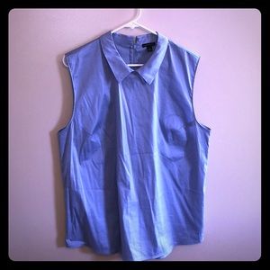 Ann Taylor sleeveless collared top. Excellent cond